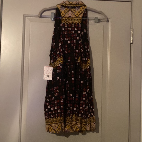 Free People “Charlotte Sleeveless Top” lightweight tunic multicolor| Sz XS|P - Picture 6 of 9